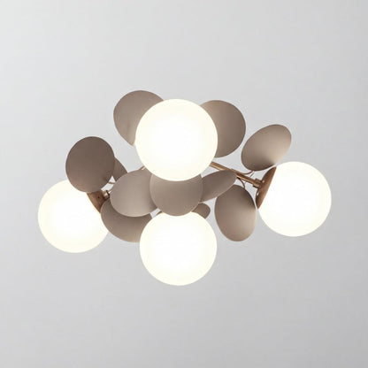 Plafoniera a soffitto moderna con design sferico