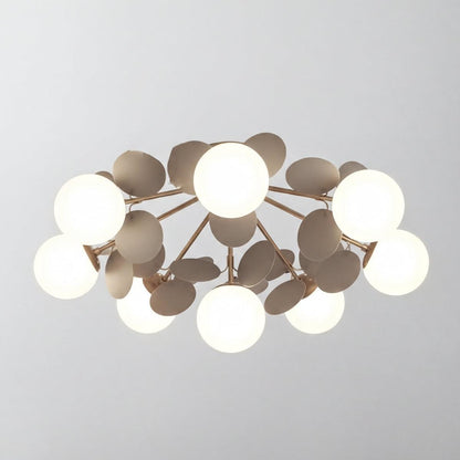Plafoniera a soffitto moderna con design sferico