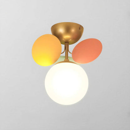 Plafoniera a soffitto moderna con design sferico