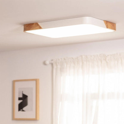 Plafoniera a soffitto quadrata moderna minimalista