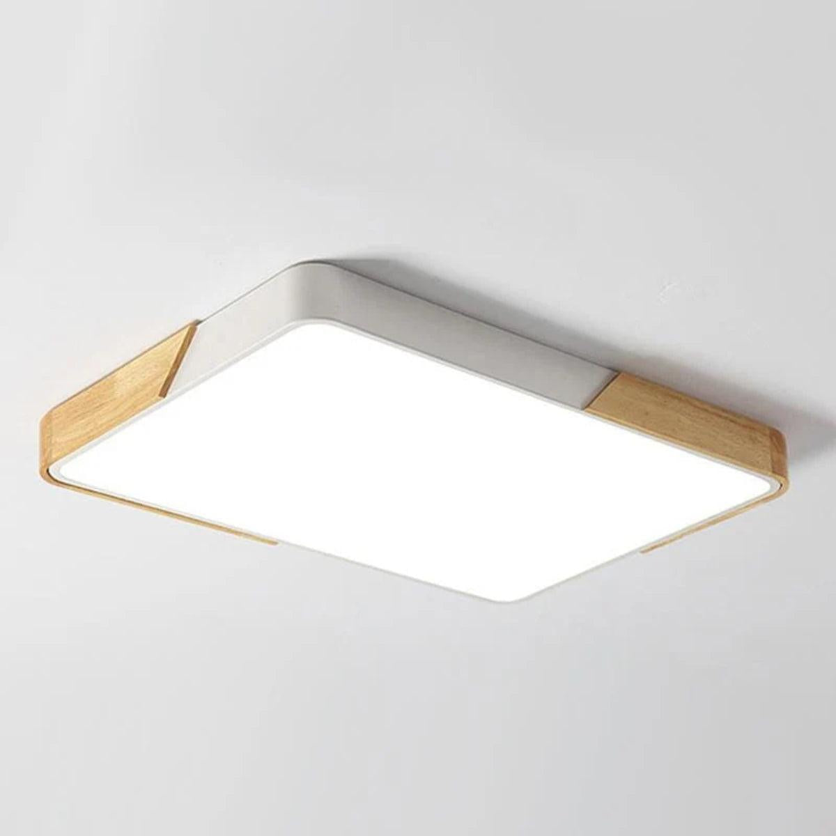 Plafoniera a soffitto quadrata moderna minimalista