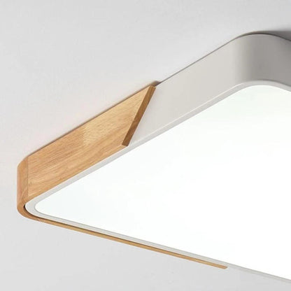 Plafoniera a soffitto quadrata moderna minimalista