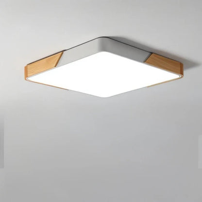 Plafoniera a soffitto quadrata moderna minimalista