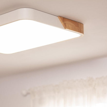 Plafoniera a soffitto quadrata moderna minimalista