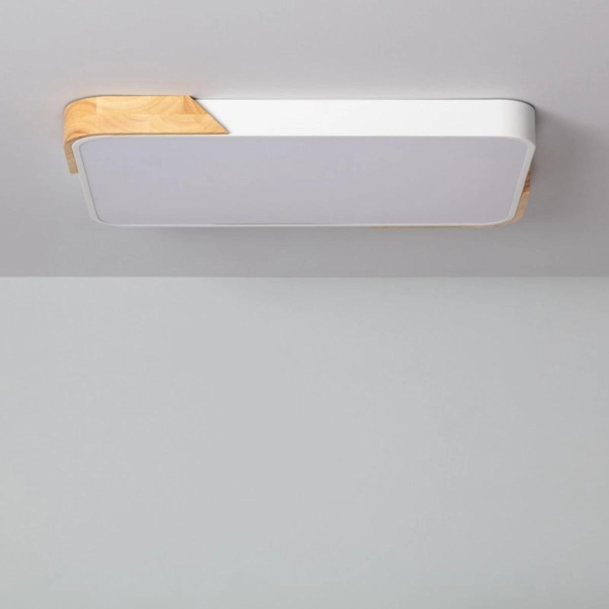 Plafoniera a soffitto quadrata moderna minimalista