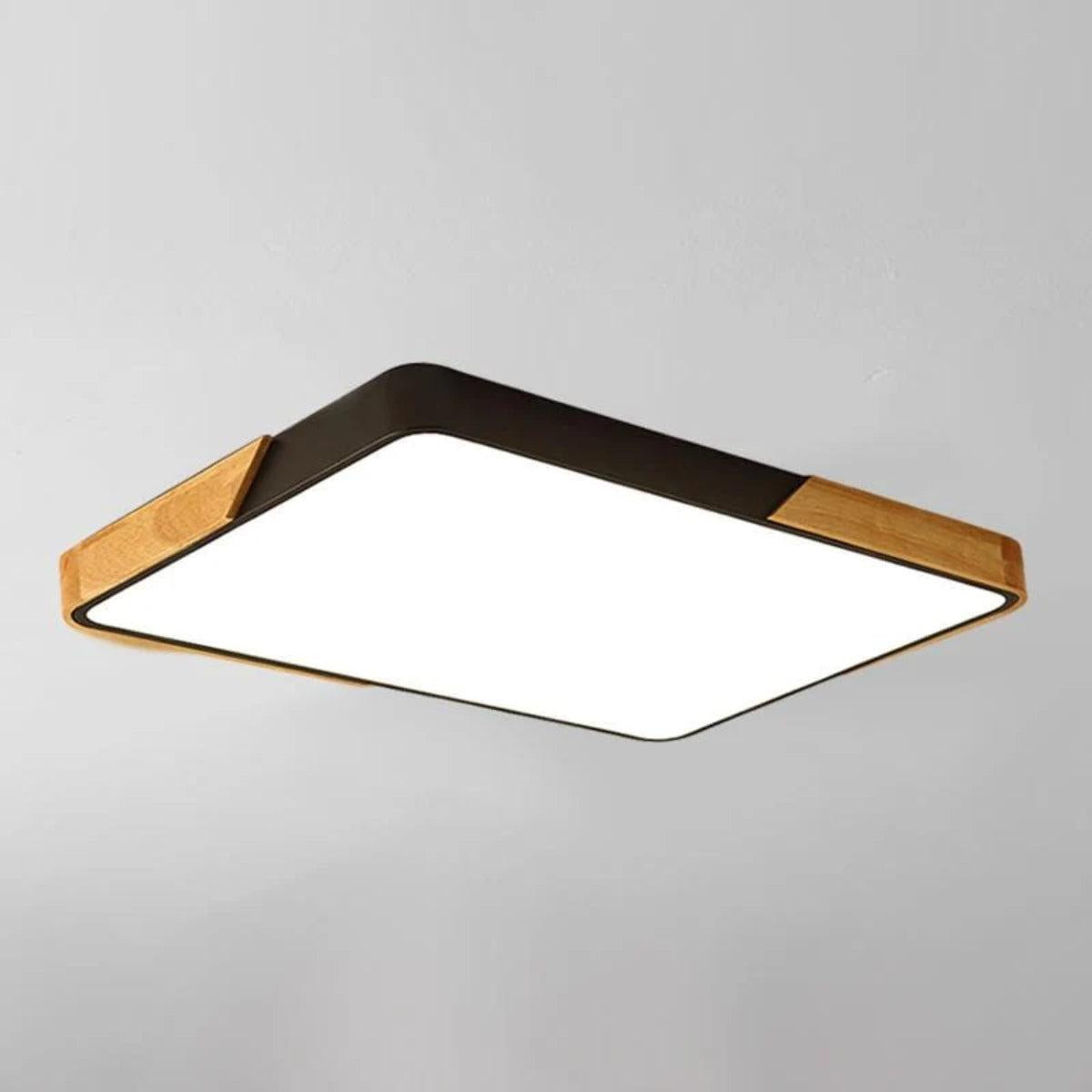 Plafoniera a soffitto quadrata moderna minimalista