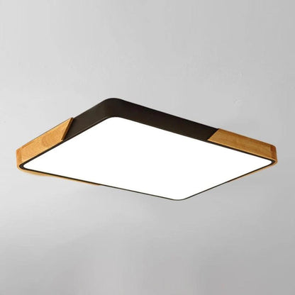 Plafoniera a soffitto quadrata moderna minimalista