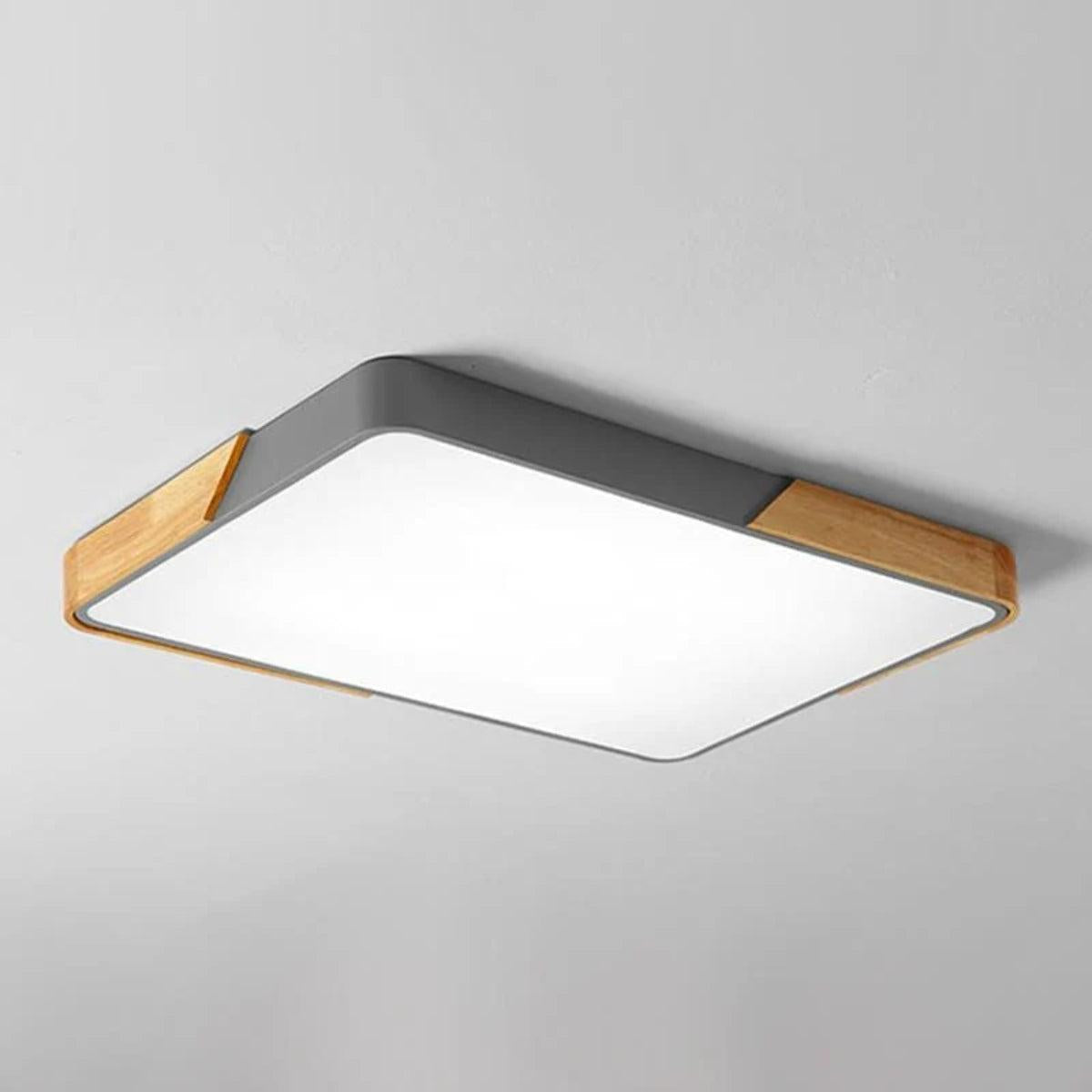 Plafoniera a soffitto quadrata moderna minimalista