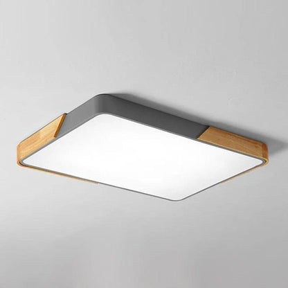 Plafoniera a soffitto quadrata moderna minimalista