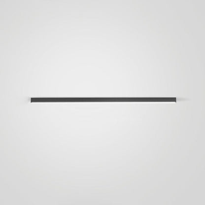 Plafoniera e lampada da parete LED lineare nera minimalista a barra