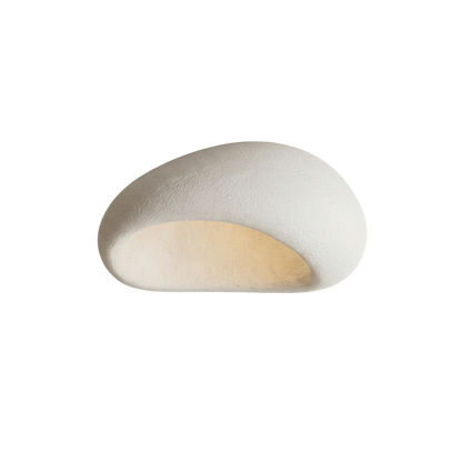 Plafoniera LED a soffitto a forma di ciottolo wabi sabi