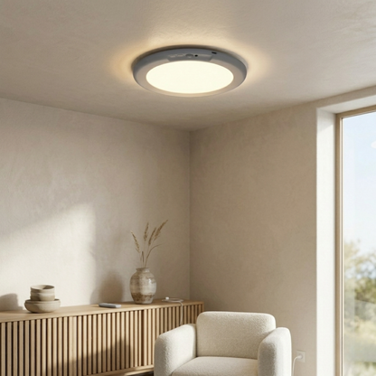 Plafoniera LED a soffitto con sensore di movimento, telecomando e montaggio magnetico