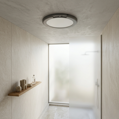 Plafoniera LED a soffitto con sensore di movimento, telecomando e montaggio magnetico