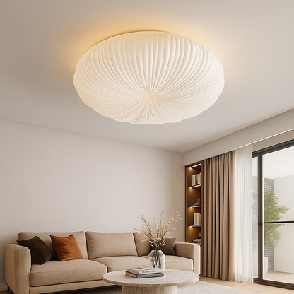 Plafoniera LED dal design artistico in metallo e acrilico per camera da letto