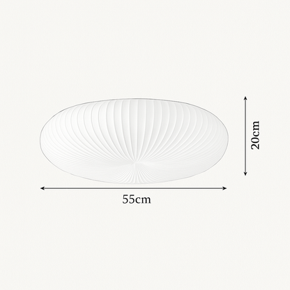 Plafoniera LED dal design artistico in metallo e acrilico per camera da letto