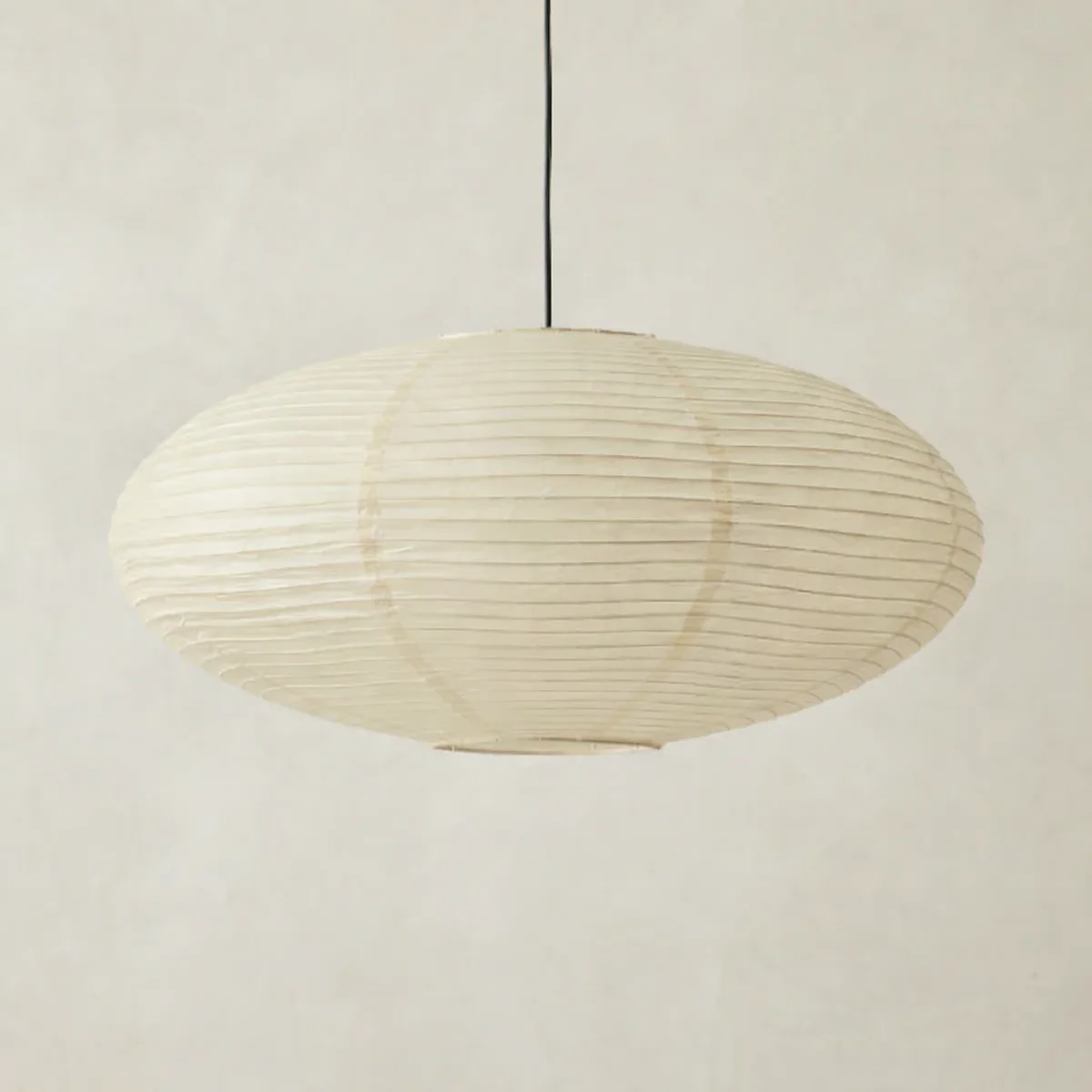 Plafoniera LED in carta wabi sabi