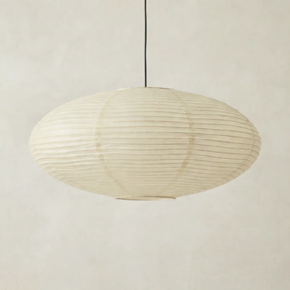 Plafoniera LED in carta wabi sabi