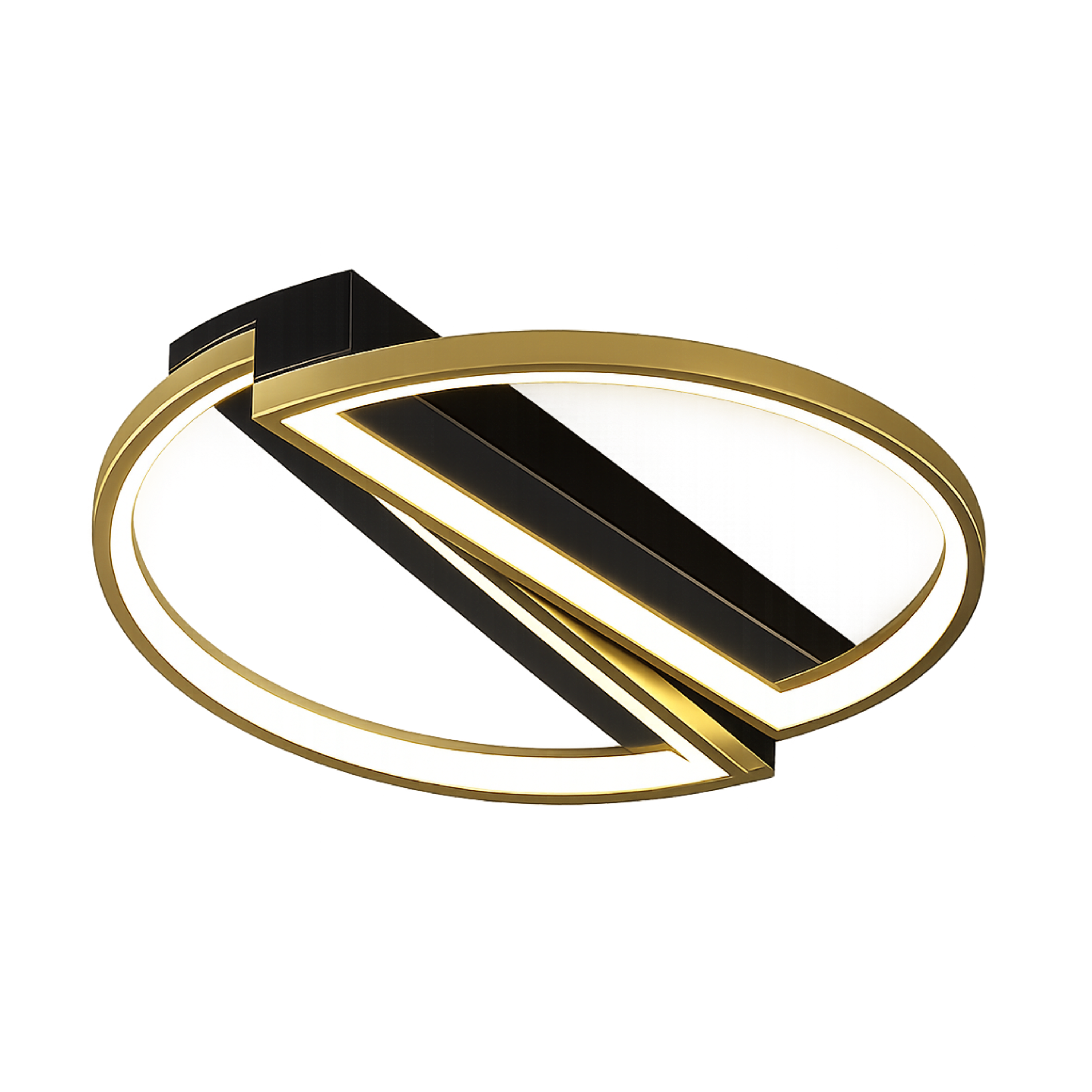 Plafoniera LED moderna geometrica dimmerabile con telecomando