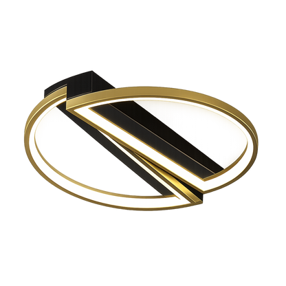 Plafoniera LED moderna geometrica dimmerabile con telecomando