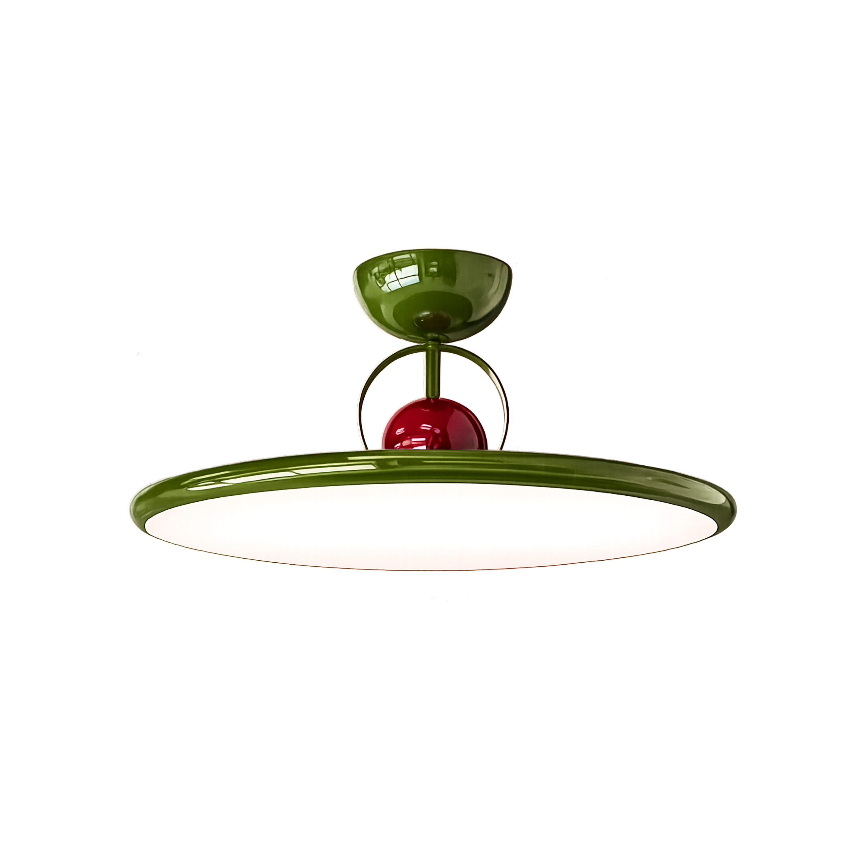 Plafoniera LED nordica piatta e rotonda a forma di disco volante