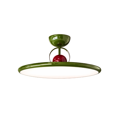 Plafoniera LED nordica piatta e rotonda a forma di disco volante