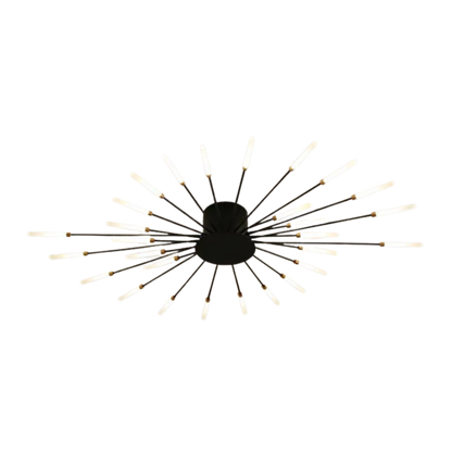 Plafoniera LED sputnik mid century con bracci a ramo regolabili