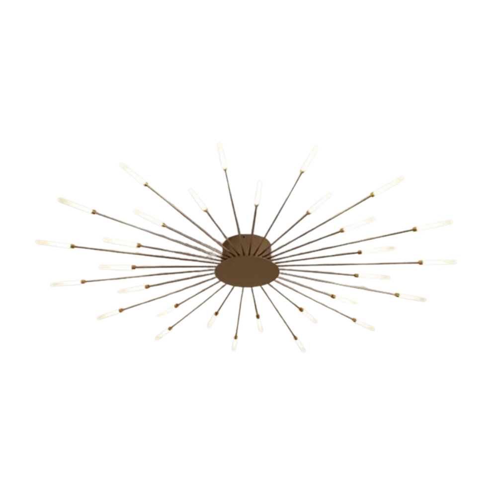 Plafoniera LED sputnik mid century con bracci a ramo regolabili