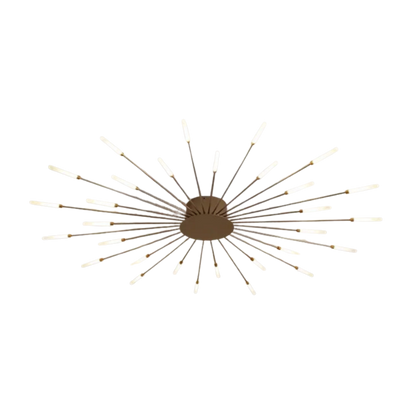 Plafoniera LED sputnik mid century con bracci a ramo regolabili