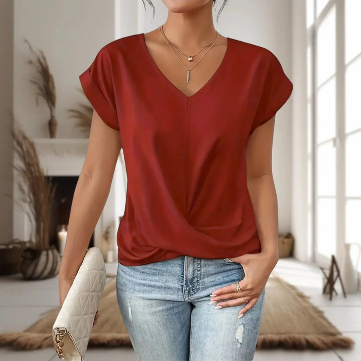 Ludmilla | Blusa con scollo a cuore