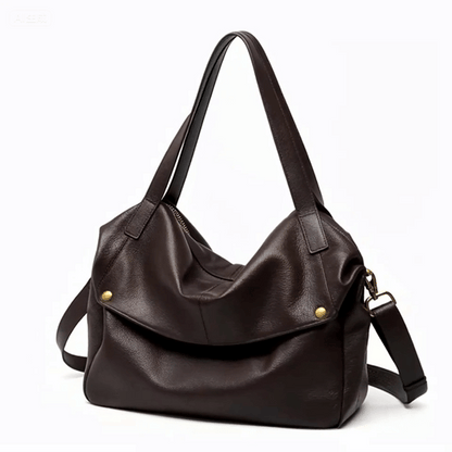Quirina borsa a spalla donna in pelle con zip e tracolla, foto 10