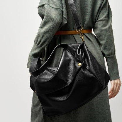 Quirina borsa a spalla donna in pelle con zip e tracolla, foto 8