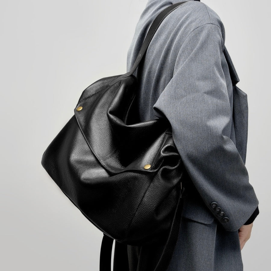 Quirina borsa a spalla donna in pelle con zip e tracolla, foto 9
