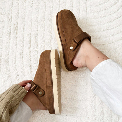 Rachele mules donna con plateau e cinturino regolabile, foto 1