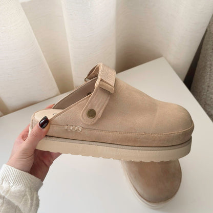 Rachele mules donna con plateau e cinturino regolabile, foto 4