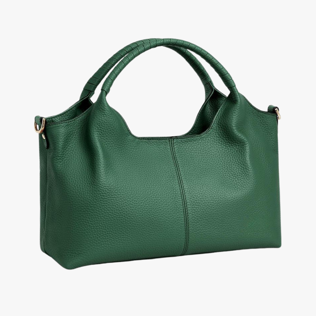 Redenta borsa a mano donna con manici tondi e cucitura centrale, foto 1