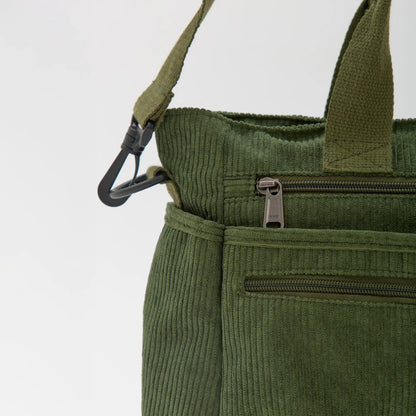 Romea borsa a tracolla donna in velluto a coste con tasche frontali, foto 8