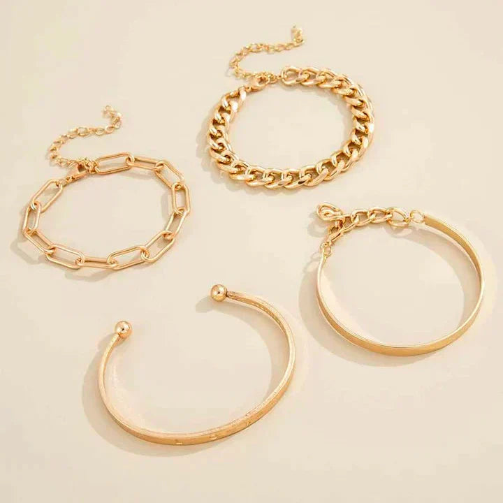 Set Bracciali Élan Mercer in Oro Bianco