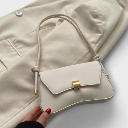 Sestilia borsa a mano donna con patta e manico annodato, foto 2