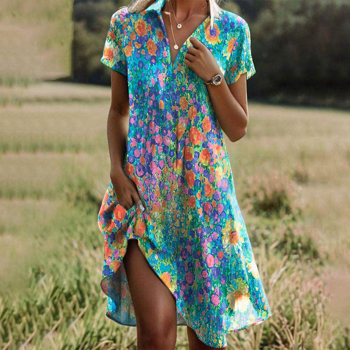 Dorotea | Abito boho floreale