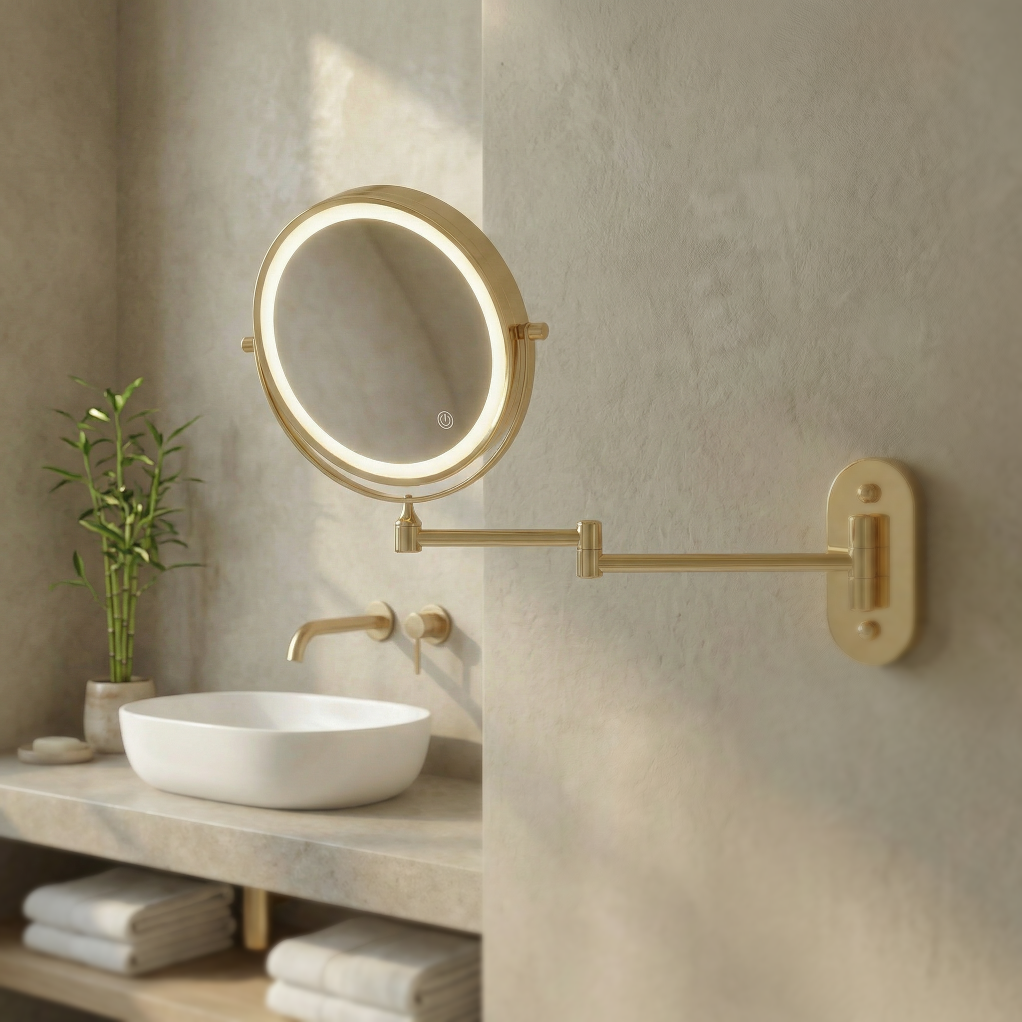 Specchio da bagno LED dimmerabile