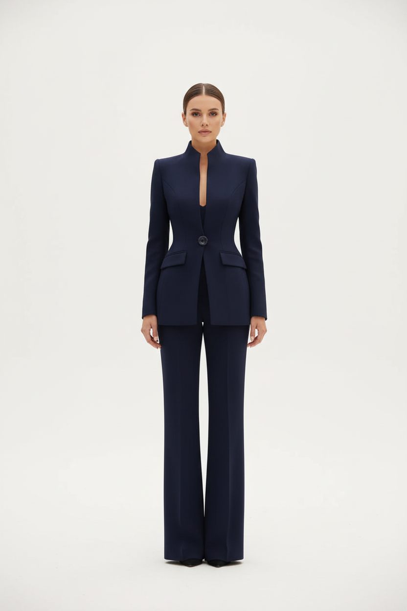 Perla | Completo blazer e pantaloni palazzo