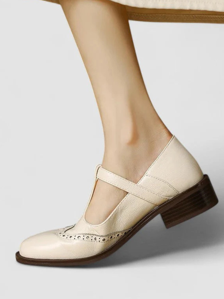 Tullia scarpe mary jane donna con cinturino a t e tacco basso, foto 3