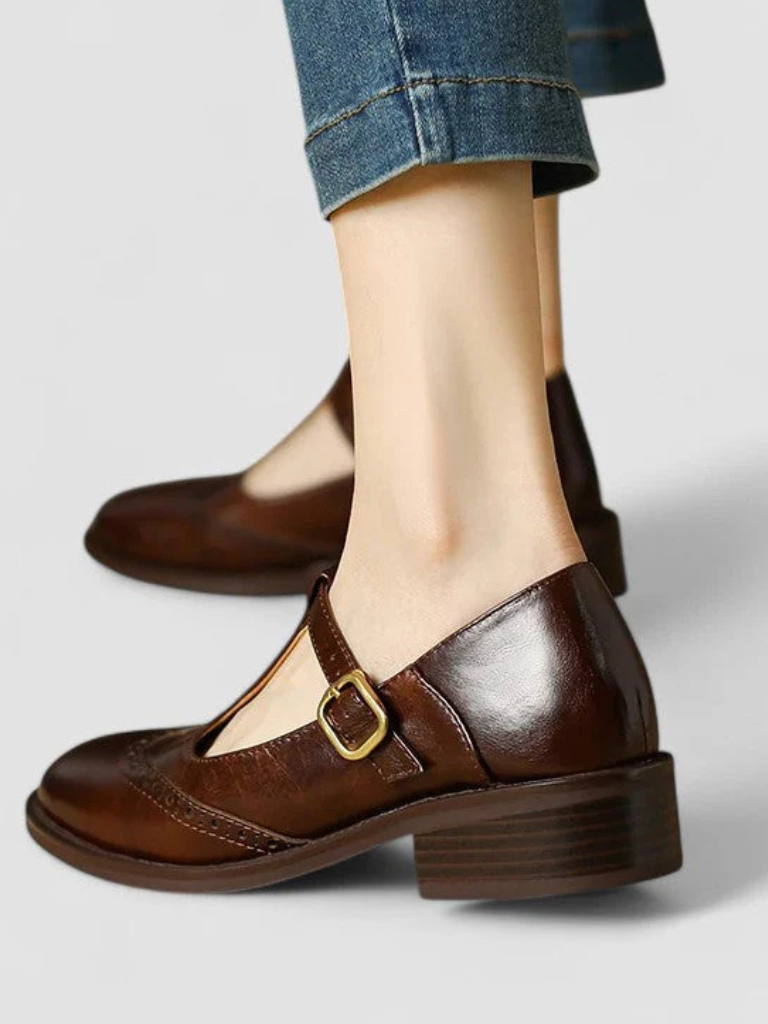 Tullia scarpe mary jane donna con cinturino a t e tacco basso, foto 7