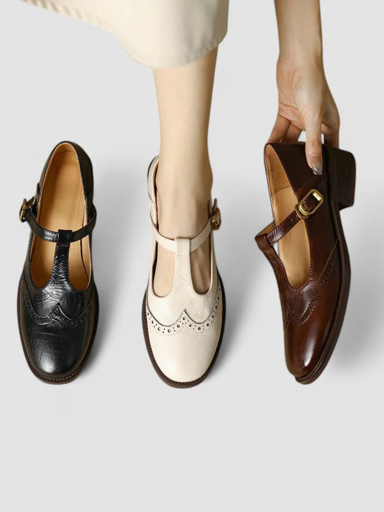 Tullia scarpe mary jane donna con cinturino a t e tacco basso, foto 8