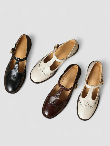Tullia scarpe mary jane donna con cinturino a t e tacco basso, foto 9