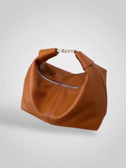 Uberta borsa a mano donna con fermaglio sul manico e tracolla lunga, foto 6
