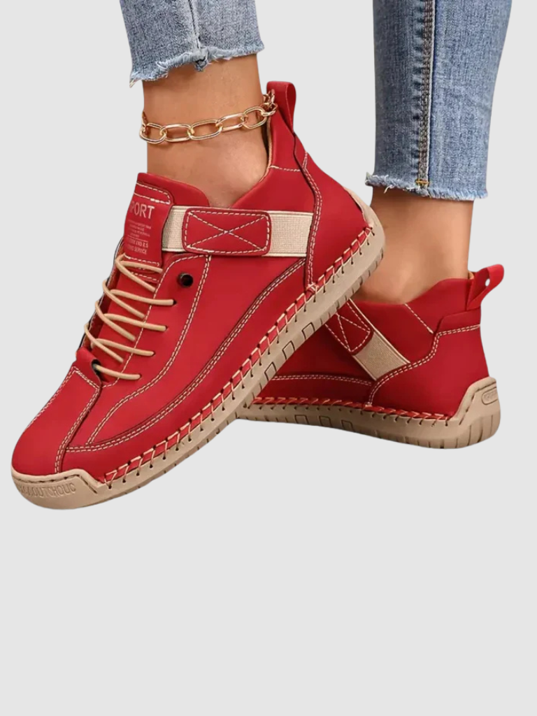Vanda sneakers donna con lacci e cinturino a strappo, foto 4