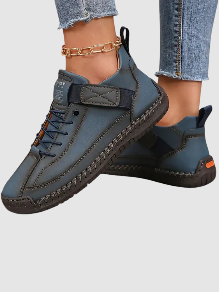Vanda sneakers donna con lacci e cinturino a strappo, foto 5
