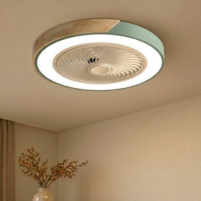 Ventilatore da soffitto con luce LED dimmerabile e sei velocità