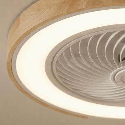 Ventilatore da soffitto con luce LED dimmerabile e sei velocità